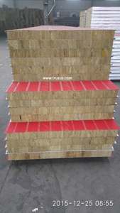 <span class=keywords><strong>Panel</strong></span> Sándwich de Lana de Roca Metálica Económico para Paredes de Talleres, Diseño Moderno, Aislamiento Térmico y Fácil Instalación - Product Image 3