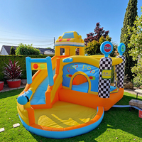 Château gonflable pour enfants avec toboggan, idéal pour les activités sportives en plein air – Nouveauté très demandée