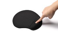 Tapis de Souris Ergonomique Confortable avec Repose-Poignet en Gel pour Ordinateur Portable, Soulagement de la Douleur, Base Antidérapante en PU
