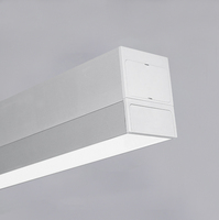 Lámpara de Tienda con Certificación DLC, Lumen y Temperatura de Color Ajustables, 40W, Espectro Completo, MTL-LN, Tira de LED de 4 pies y 8 pies