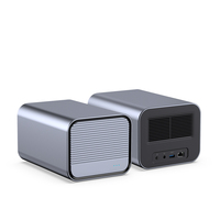 Caja de disco duro HDD NAS Gabinete RAID USB 3,0 Disco dual externo 3,5 "con adaptador de corriente 12V 4A, compatible con SATA 44TB