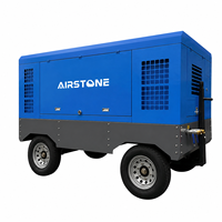 Compresor de Aire Móvil Diésel Airstone de 30m3/min, Alta Presión, Estable, 1059CMF, 30Bar, 435PSI, 410KW, Motor Yuchai, para Minería