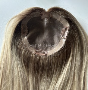 100% Alineación del estrato córneo, base superior de encaje de un solo color, accesorio para el cabello Mono Base adecuado para niñas - Product Image 2
