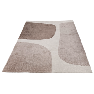 Alfombra Modelo Miami 160x230cm Beige y Marrón - Product Image 1
