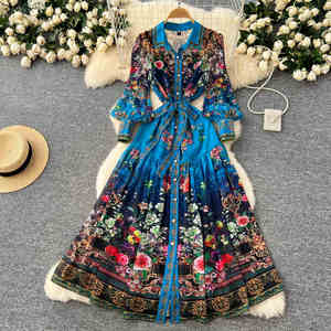 Maxi <span class=keywords><strong>abito</strong></span> Casual in Chiffon alla moda 2025 da donna bellissimo <span class=keywords><strong>lungo</strong></span> per il giorno lavabile <span class=keywords><strong>a</strong></span> prezzi ragionevoli per la primavera estate autunno inverno - Product Image 6