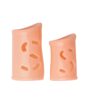 Ensemble de anneaux péniens à boucle inversée, couleur chair, en caoutchouc souple, pour retarder l'éjaculation, usage masculin adulte - Product Image 1