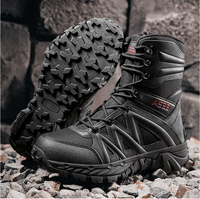 Bottes tactiques montantes DF AS33-12 personnalisées pour hommes, couleur coyote, en daim respirant et maille, chaussures tout-terrain pour toutes les saisons