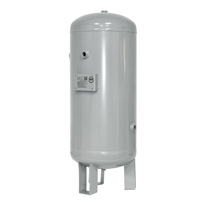 Réservoir d'air vertical en acier au carbone de 50 L/13,3 gallons, personnalisé en stock d'usine, réservoir d'air, réservoir de pression d'air