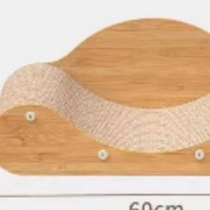 Vente en gros de grattoirs pour chats en forme de U, de lits pour chats résistants à l'usure en forme de vague et de grattoirs pour chats pour chaises longues. - Product Image 3