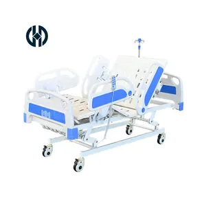 快適な電気3機能看護ベッド厚さマットレス付き調節可能な病院用ベッド