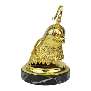 Metal Eagle Figure Trophies Manufacturer Custom Golden Eagle Statue Sudan Arabia Dubai Trophy Award
