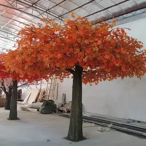 Limutrading 3m red artificial maple trees for sale