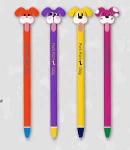 Economical Plastic <b>Pens</b> for Students Custom Animals Printing Giraffe Dinosaur Pattern 0.5mm 0.7mm Bulk Gift - Product Image 2