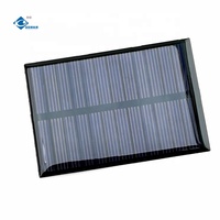 Chargeur de panneaux solaires poly compact 5,5 V, panneau solaire en résine époxy 0,57 W, panneau solaire époxy ambré ZW-8055-5,5 V