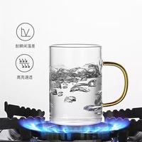 Tasse à paroi simple en verre borosilicate et porcelaine fine Helloglassware, design six couleurs, portable, moderne et simple, pour café, thé, lait, eau
