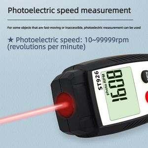 SMART SENSOR ST925 ST926 ST9256 Tachymètre laser numérique sans contact, testeur de vitesse linéaire pour moteur - Product Image 5