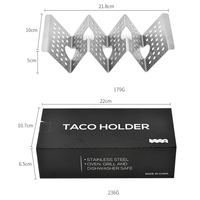 Plateau de drainage en acier inoxydable de bonne qualité pour tacos, support de refroidissement pour aliments frits, étagère de rangement pour crêpes, présentoir à pizzas et tacos