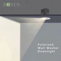 Plafonnier LED encastré COB anti-éblouissement polarisé à intensité variable 30W