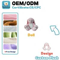 Juguetes de Peluche de Conejo de Pascua con Orejas Largas, Personalizados con Logotipo, Lindos y Suaves, para Niños, Regalo, Muñecos de Peluche, CPC OEM, Venta al Por Mayor