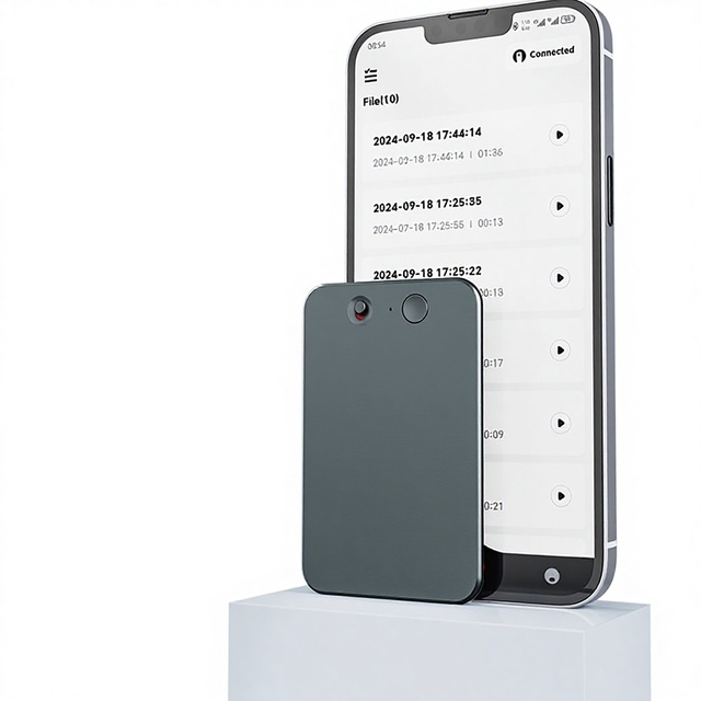 Cross-Border New Model A3 Dual-Button AI ChatGPT 4 Smart Transcription Translation Summarization WAV USB 2.0 Aluminum Alloy App