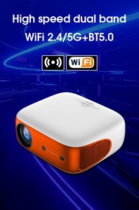 Nueva innovación HY800 Pro Proyector inteligente de alta resolución 4K Home Office Proyector de cine Wifi 6 1080P Proyección <span class=keywords><strong>CRT</strong></span> Proyectores - Product Image 4