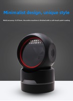 Pemindai Barcode Layar 1D 2D Hands-Free Omnidirectional Sensitivitas Tinggi CMOS USB Proteksi IP52 Desktop 2D Barcode