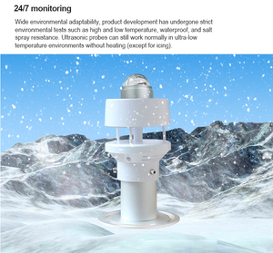 Station météo compacte 6 en 1 CE 4G RS485 IoT, capteur de qualité de l'air, de température, d'humidité, de vitesse et de direction du vent, ultrasonique solaire - Product Image 5