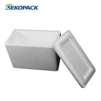 Boîte isotherme en polystyrène blanc de 11 L pour produits de pêche, emballage en EPS, boîte en polystyrène extra large, boîte en polyfoam de 20 mm
