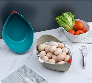 मुर्गा शैली डामर टोकरी बहु-समारोह कोलंडर सब्जी फल कोलंडर - Product Image 6