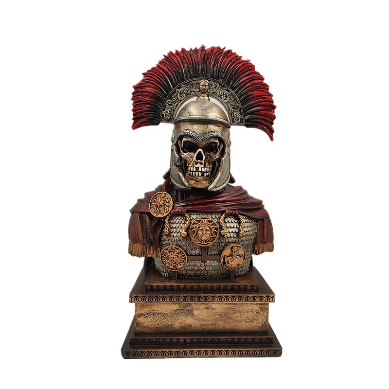 Hars Sculptuur Romeinse Rijk Romeinse Legioen Undead Centurion Soldaat Warrior Standbeeld