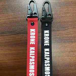 Great Quality <b>Custom</b> Made Embroidery <b>Key</b> <b>Ring</b> with Your Personalized Design - Product Image 5