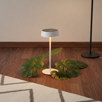 Lampe de chevet solaire nordique simple avec batterie, veilleuse de chambre à coucher, lampe de table USB Type-C rechargeable, LED à intensité tactile, protection des yeux