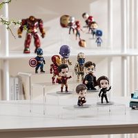 Présentoir rectangulaire transparent pour objets de collection, présentoir en acrylique de bureau