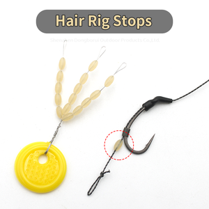 Stopper <span class=keywords><strong>per</strong></span> Lenza da Pesca, Perline in Gomma, Ammortizzatori Scorrevoli, Misure Piccole e Grandi - Product Image 2