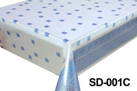 Nappe de table en PVC multicolores, anti-taches, résistante à l'huile, facile à nettoyer, nappe en plastique pour événements en intérieur