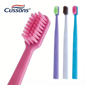 Brosse <span class=keywords><strong>à</strong></span> dents <span class=keywords><strong>à</strong></span> poils ultra doux Nettoyage interdentaire en profondeur et élimination de <span class=keywords><strong>la</strong></span> plaque Dentaire douce pour les gencives Brosse <span class=keywords><strong>à</strong></span> dents douce Ensemble de brosses <span class=keywords><strong>à</strong></span> dents OEM - Product Image 1