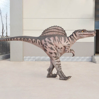 Costume de Spinosaurus classique avec design de jambes cachées, robuste, léger et flexible, tailles personnalisées, pour parcs d'aventure, aéroports et utilisation en extérieur