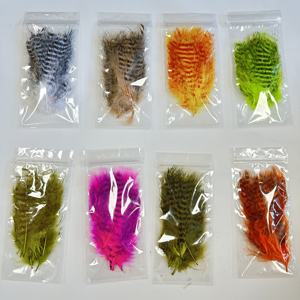 Plumes de marabout de Turquie en vrac, estampées, pour la pêche à la mouche, les costumes de carnaval, les décorations - Product Image 2