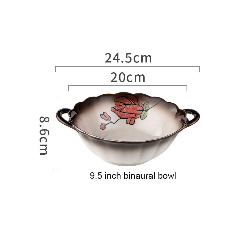 ชาม9.5นิ้วพร้อมสองหู