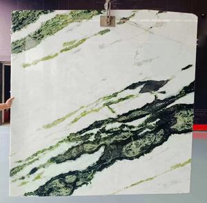 Azulejos de losas de mármol natural blanco <span class=keywords><strong>verde</strong></span> vano blanco mentelle moderno Nuevo hielo <span class=keywords><strong>Verde</strong></span> <span class=keywords><strong>Río</strong></span> mármol Northland cedro para Decoración - Product Image 4