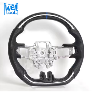 Volante de Carreras Personalizado de Fibra de Carbono Real para <span class=keywords><strong>Ford</strong></span> <span class=keywords><strong>Mustang</strong></span> Ecoboost <span class=keywords><strong>Shelby</strong></span> <span class=keywords><strong>GT</strong></span> 2018 2019 <span class=keywords><strong>2020</strong></span> 2021 2022 2023 - Product Image 2