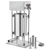 Machine automatique électrique à farcir les saucisses, chorizo et hot-dogs, capacité 10L, 15L, 30L, équipement de remplissage de saucisses