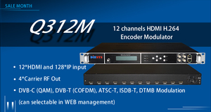 (Q308m) Hot Bán Trong Ú<span class=keywords><strong>c</strong></span> 8 HD 1080P Kênh H.264 <span class=keywords><strong>DVB</strong></span>-T Encoder Điều Biến Cho Khách Sạn Coax Hệ Thống Truyền Hình - Product Image 4