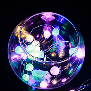 Boîte de batterie <span class=keywords><strong>printemps</strong></span> perle fissurée forme de fleur intérieur fête ambiante décoration de mariage fil de cuivre guirlandes lumineuses - Product Image 6