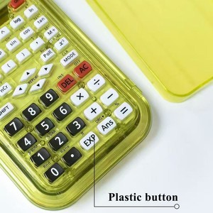 Calculator Custom Logo Student Special Pencil Box Calculator Scientific Electronics Manufacturer Pencil <b>Case</b> With Calculator - Product Image 5