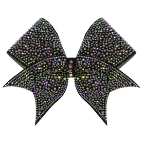 Adult Full Rhinestone <strong>Custom</strong> Kids Black Competition Cheerleading <strong>Bow</strong> Women Hair Accessories Glittery <strong>Cheer</strong> <strong>Bows</strong> - Product Image 5