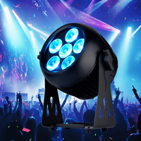 Projecteur PAR Slim en Aluminium pour Scène DJ, Éclairage Extérieur, 6x20W LED RGBWA UV, IP65, DMX512