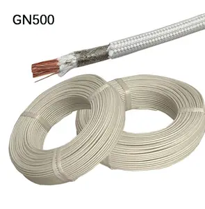Cinta de mica trenzada de fibra de vidrio, cable resistente a altas temperaturas