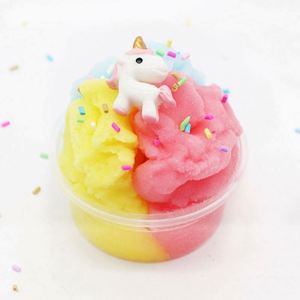 Juguete de Slime de Cristal Colorido Rosa Suave para Hacer Burbujas, Gelatina, Slime Loco, No Tóxico, Transparente, Seguro para Niños, Hecho de Arcilla - Product Image 6
