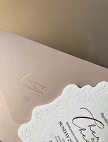 Premium Maßgefertigte Briefumschläge und Karten mit Goldfolienprägung und Prägung